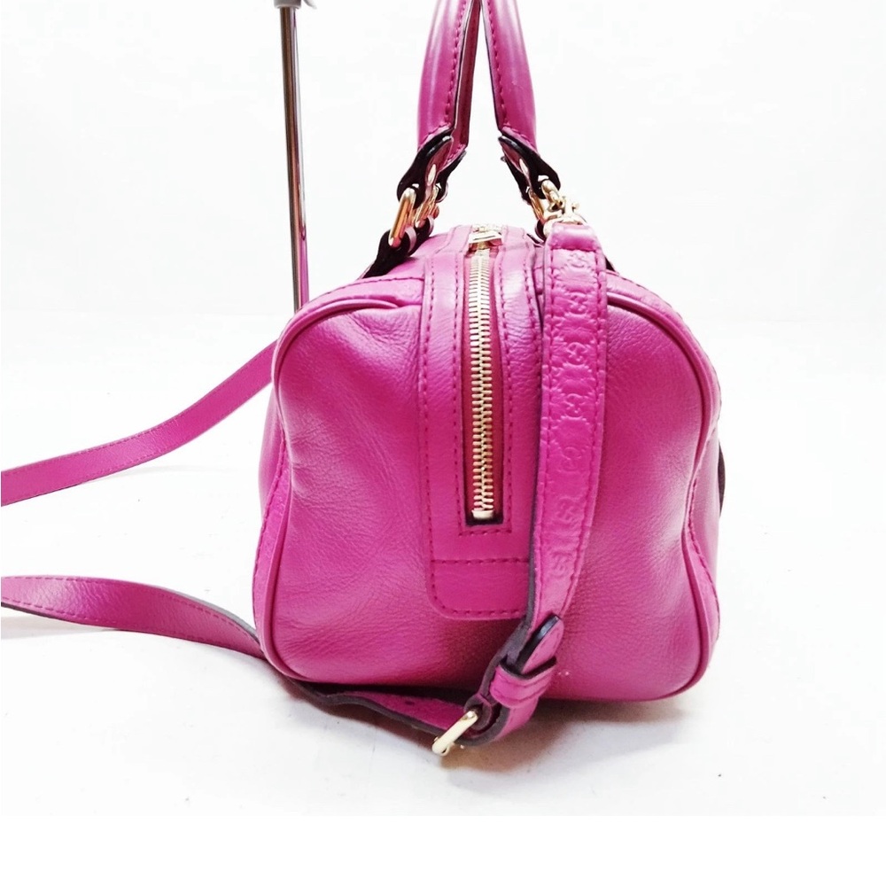 Gucci Purple Leather Two-Way Designer Handbag - Picture 2 of 9